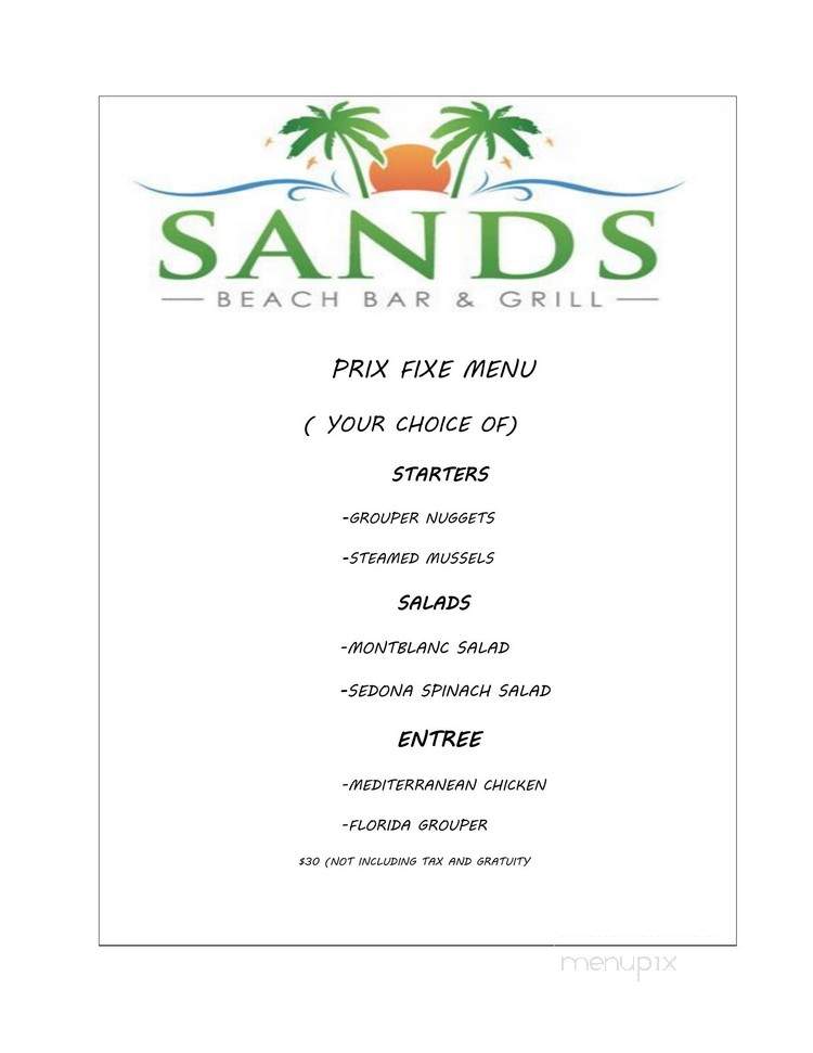 Sands Beach Bar Grill - Clearwater, FL