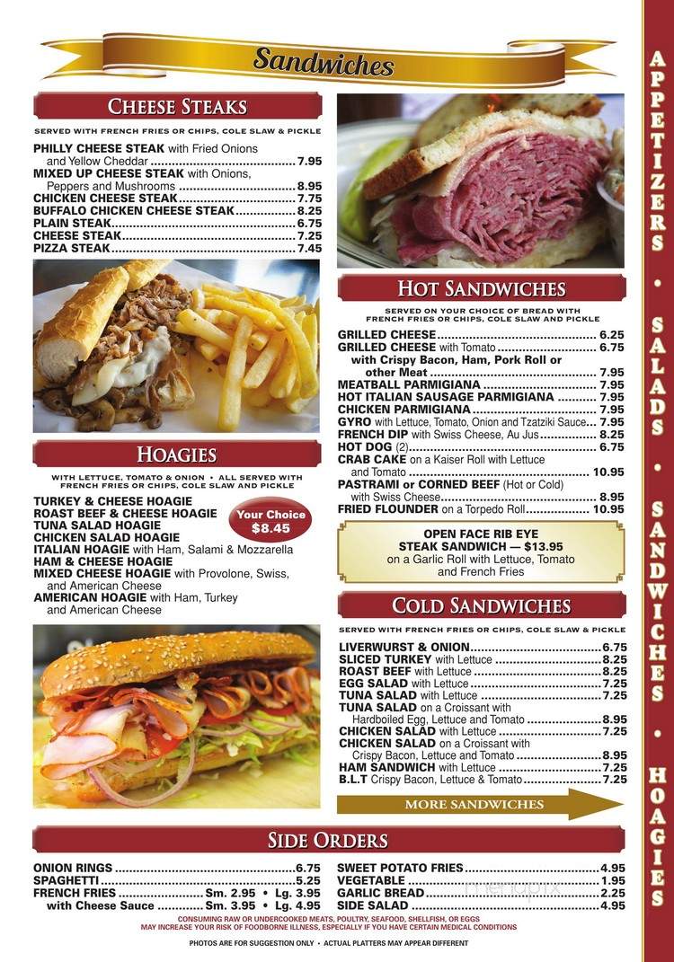 Menu of Folcroft Diner in Folcroft, PA 19032