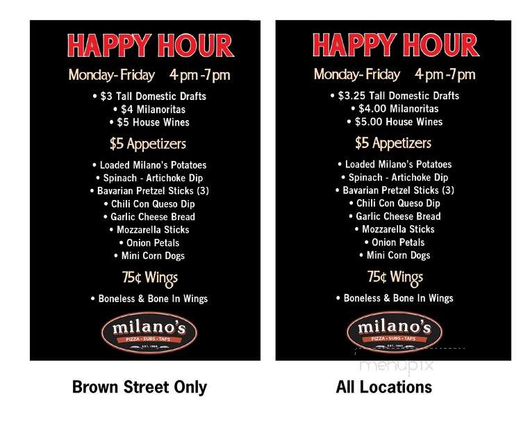 Milanos Pizzeria - Dayton, OH