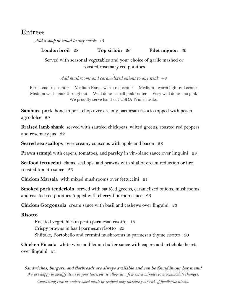 Menu of The Repp in Snohomish, WA 98290