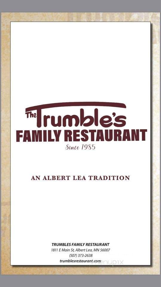 Trumble's Restaurant - Albert Lea, MN