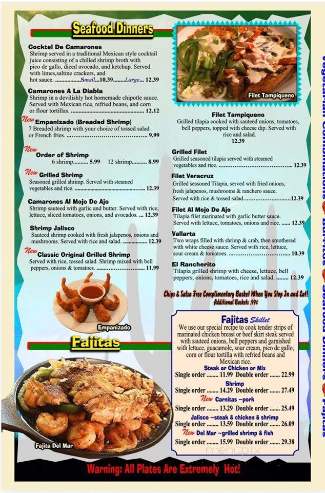 Menu of Casa Mexicana in Rice Lake, WI 54868