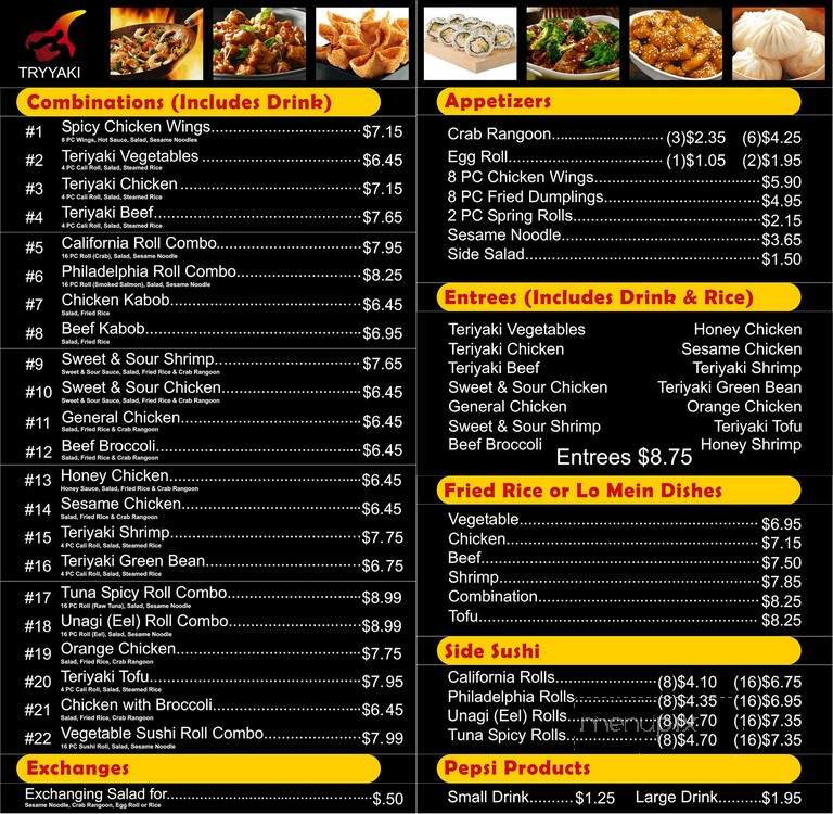 Tryyaki Asian Cuisine - Hays, KS
