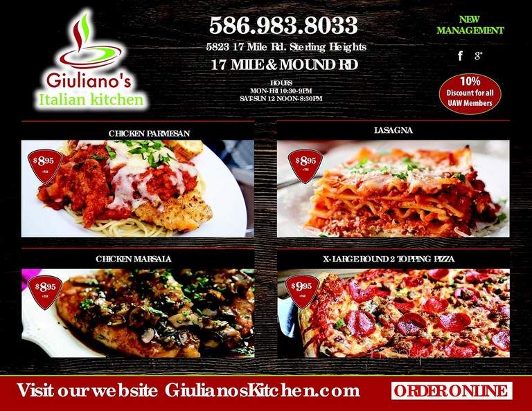 Giuliano's Italian Kitchen - Sterling Heights, MI