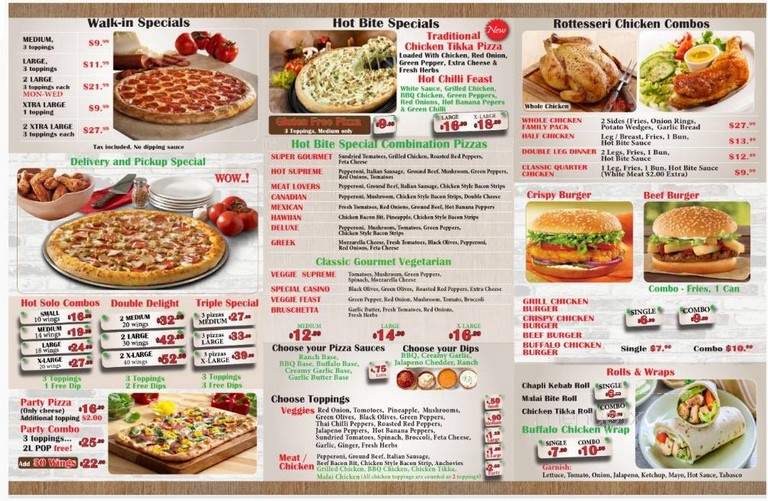 Hot Bite Pizza & Grill Halal - Brampton, ON
