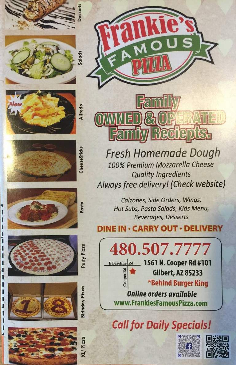 Frankie's Famous Pizza - Gilbert, AZ