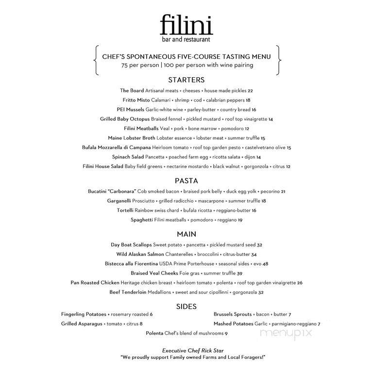 Filini Bar and Restaurant - Chicago, IL