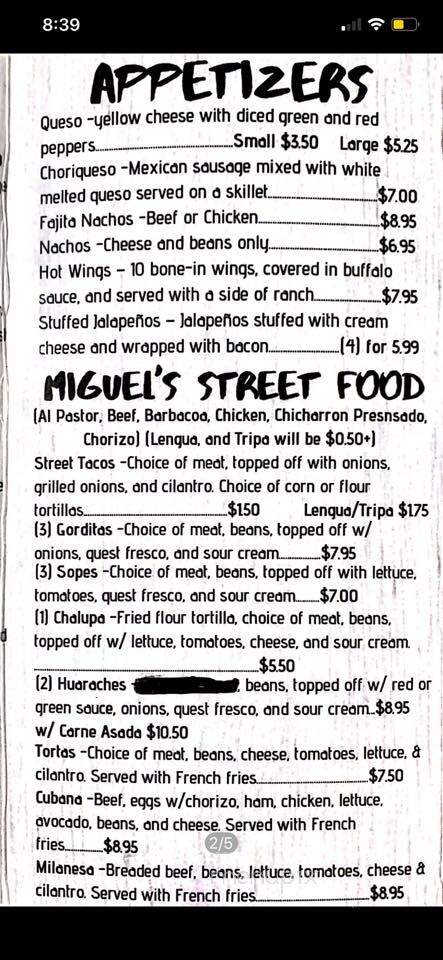 Tacos Miguel - Brownsboro, TX