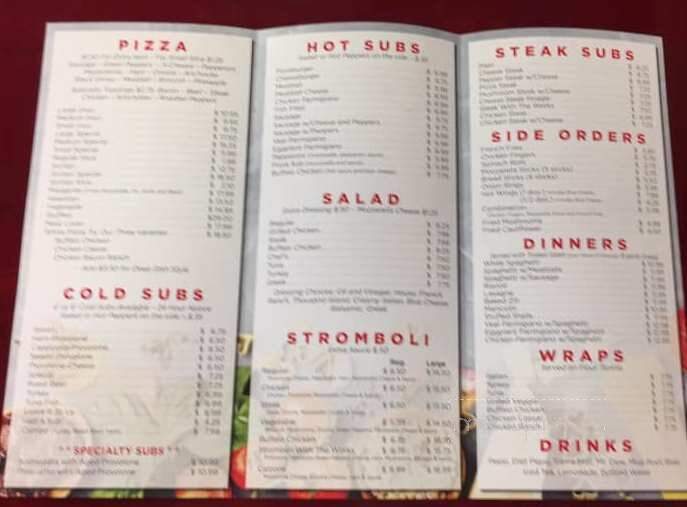 Menu of Brother Joe's Pizza in Hummelstown, PA 17036