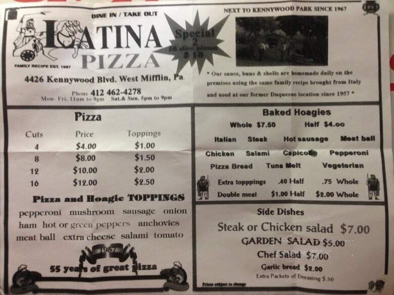 Latina Pizza - West Mifflin, PA