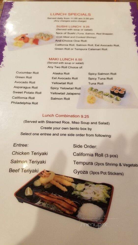 Menu of BE Wok and Sushi in Sonora, CA 95370