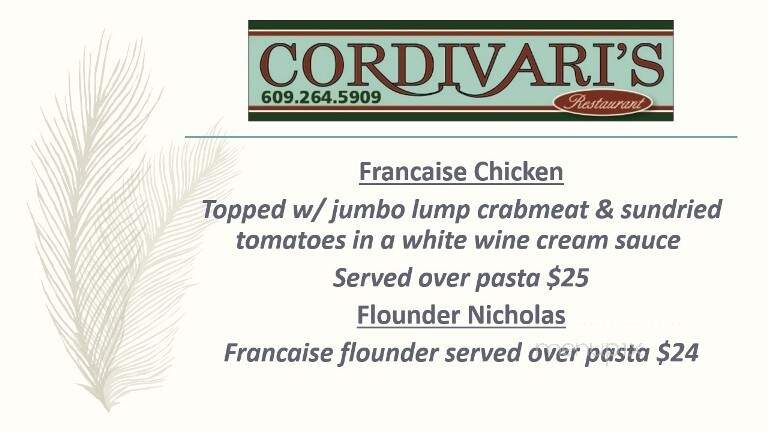 Cordivari's Restaurant - Brigantine, NJ