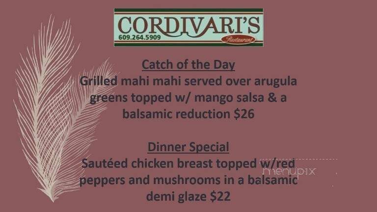 Cordivari's Restaurant - Brigantine, NJ