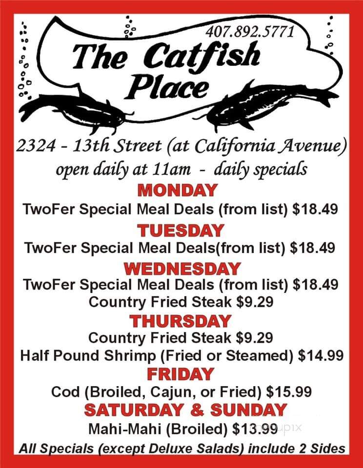 Catfish Place Restaurant - St Cloud, FL