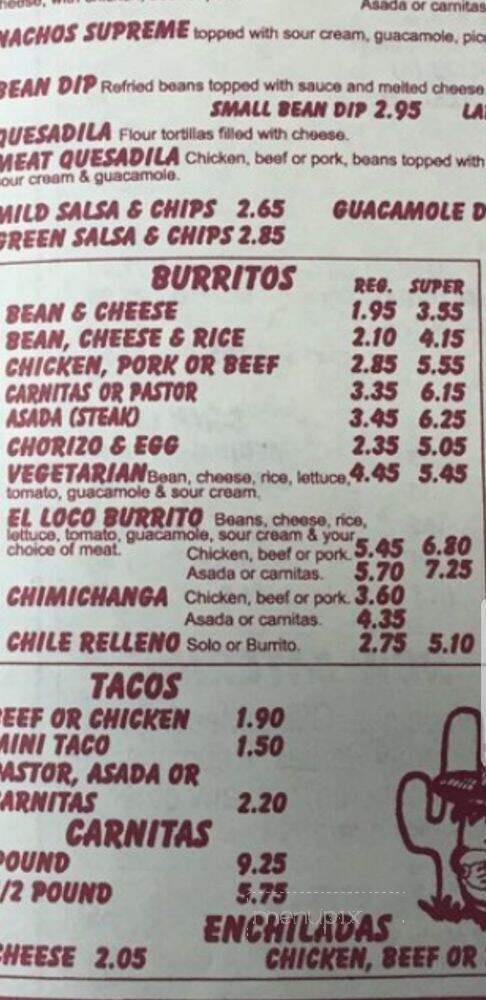 Los Charros Mexican Restaurant - Oakley, CA