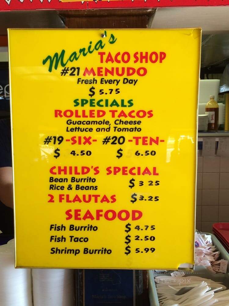 Maria's Taco Shop - Modesto, CA