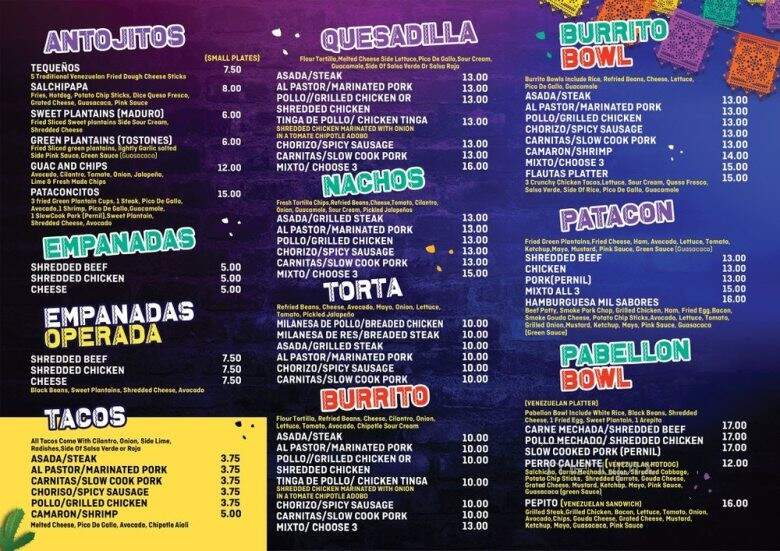 Menu of El Gustito Pupuseria y Restaurant in Coralville, IA 52241