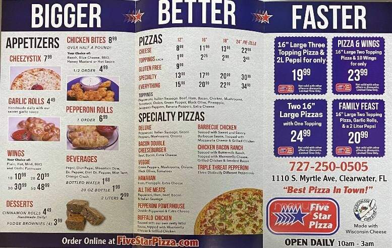 Five Star Pizza - Clearwater, FL