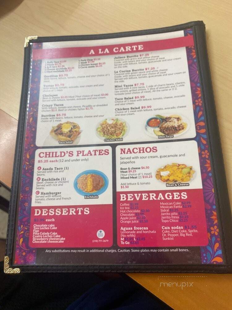 La Cocina Mexicana - San Antonio, TX