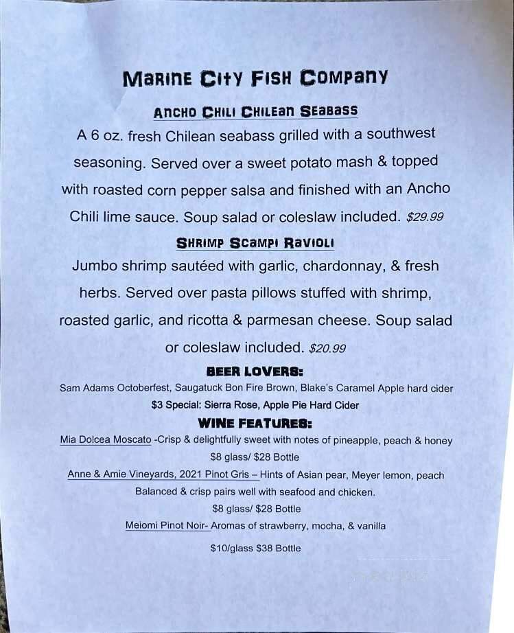 Marine City Fish Company - Marine City, MI