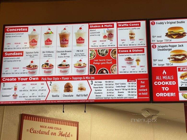 FREDDY'S FROZEN CUSTARD & STEAKBURGERS, Midvale - Menu, Prices & Restaurant  Reviews - Tripadvisor