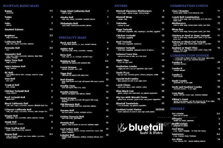 Bluetail Sushi & Bistro - Kelowna, BC