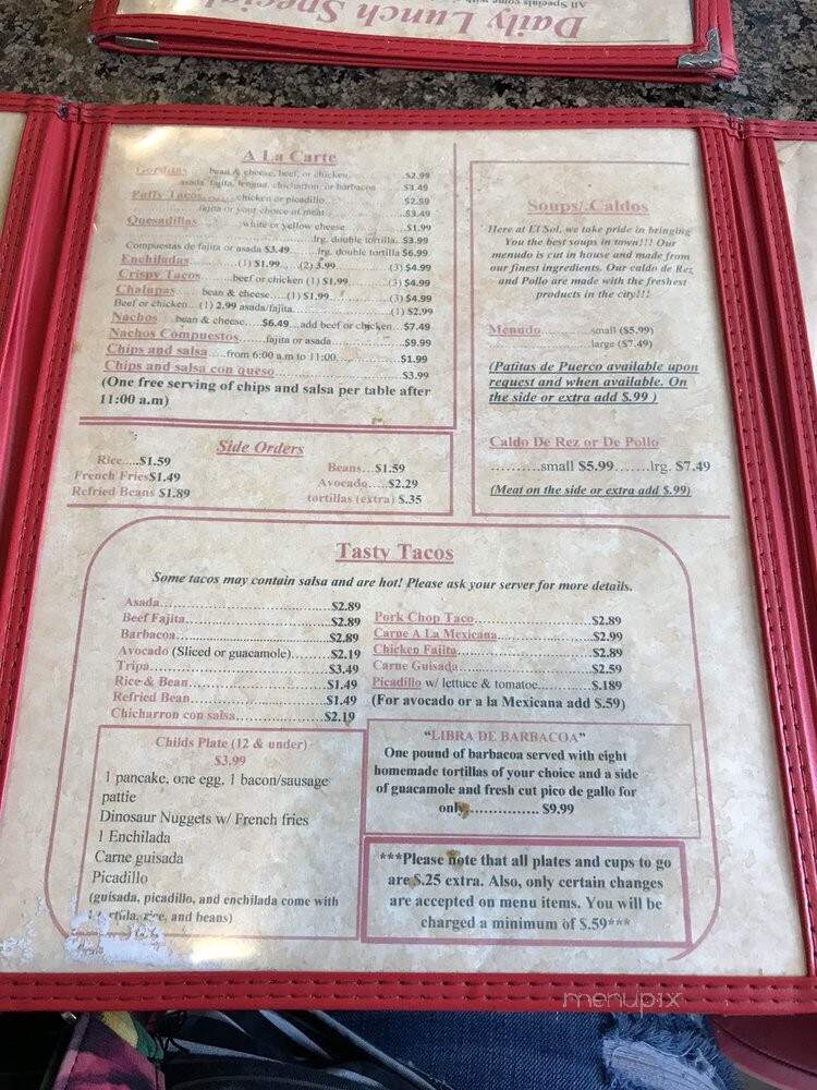 El Sol Mexican Restaurant - San Antonio, TX