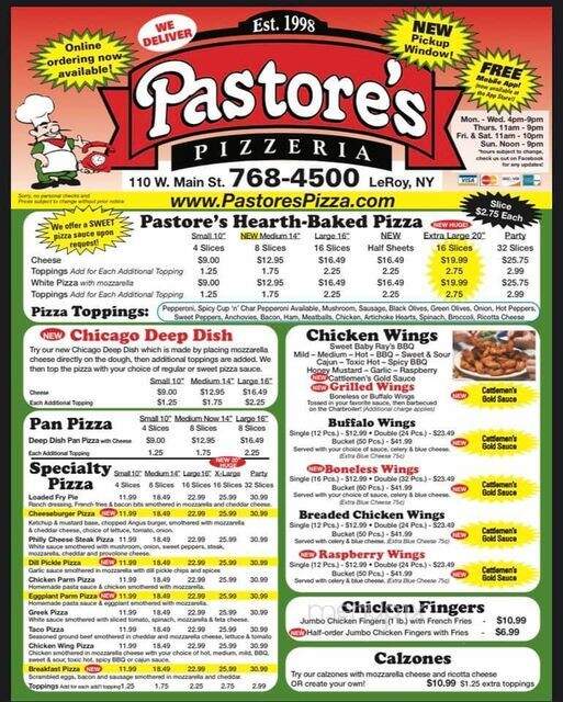 Pastore's Pizza - Le Roy, NY