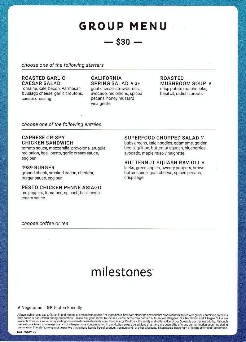 Milestones Grill + Bar - Whistler, BC
