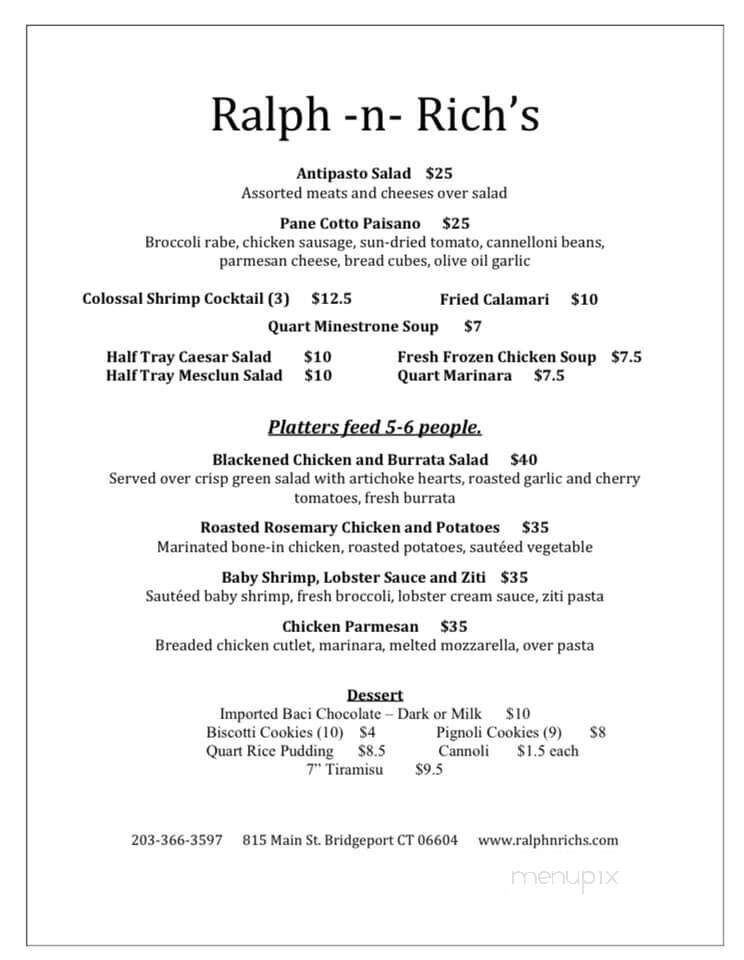 Ralph N Rich's - Bridgeport, CT