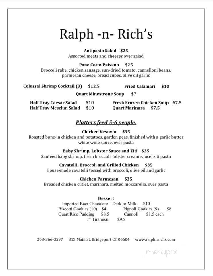 Ralph N Rich's - Bridgeport, CT