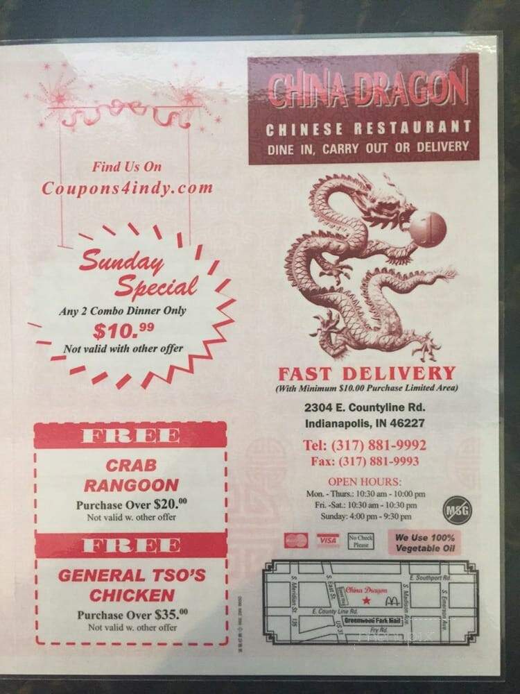 China Dragon - Indianapolis, IN