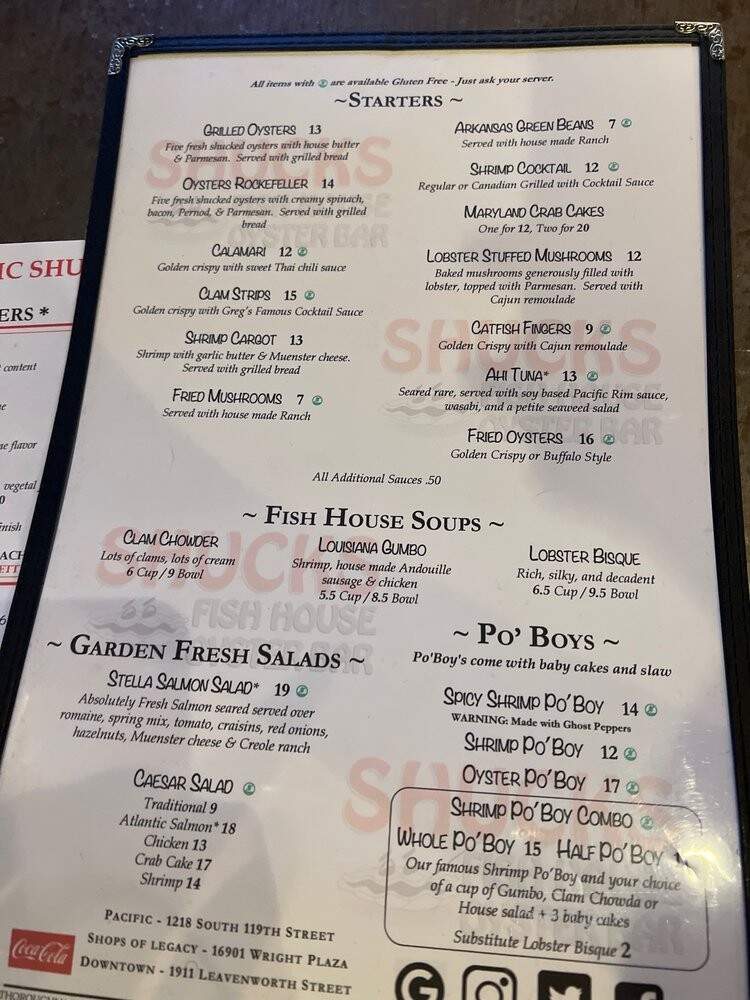 Shucks Fish House and Oyster Bar - Omaha, NE