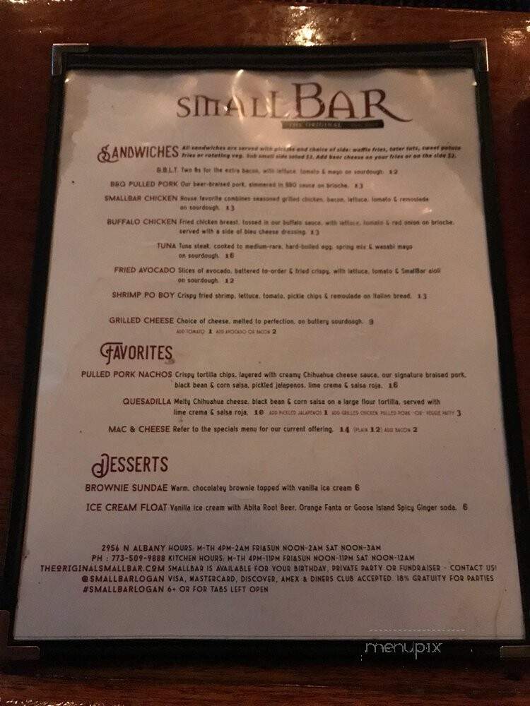 Small Bar - Chicago, IL