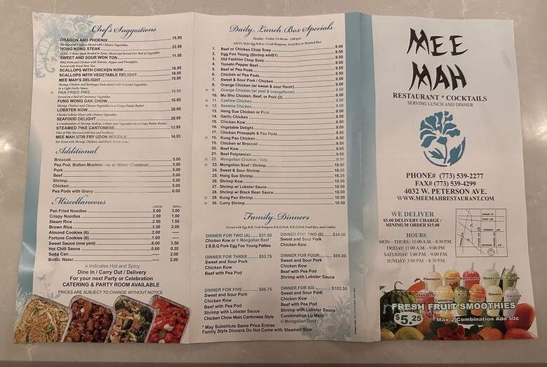 Mee Mah Restaurant - Chicago, IL