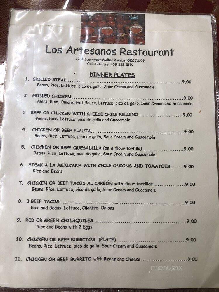 Restaurante Los Artesanos - Oklahoma City, OK