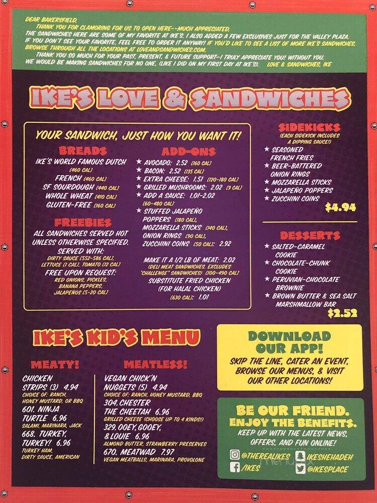 Ike's Love and Sandwiches - Bakersfield, CA