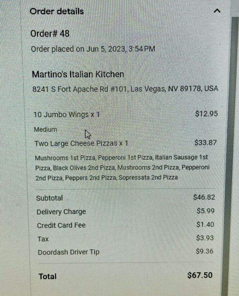 Martino's Italian Kitchen - Las Vegas, NV