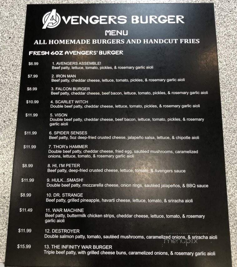 Avengers Burger - Toronto, ON