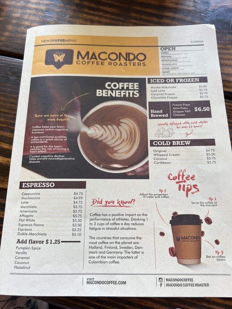 Macondo Coffee Roasters - Miami, FL