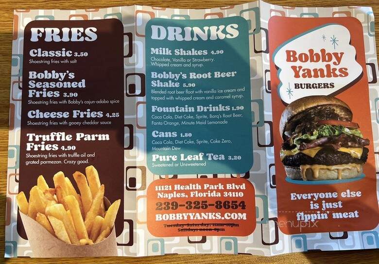 Bobby Yanks Burgers - Naples, FL