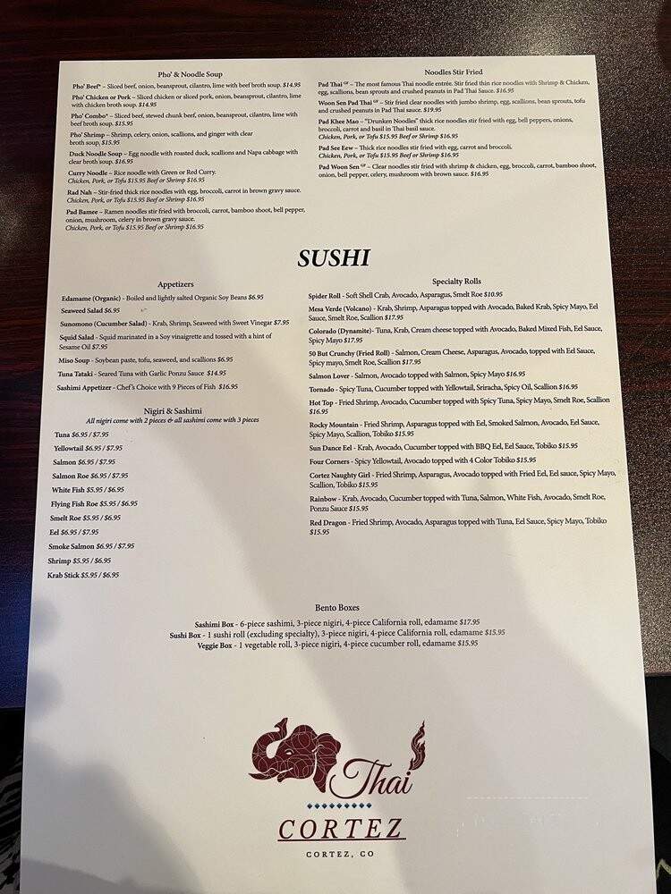 Stonefish Sushi and More - Cortez, CO