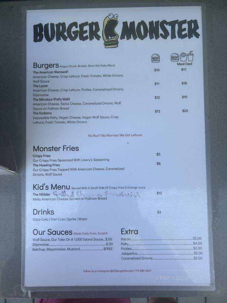 Burger Monster - Anaheim, CA