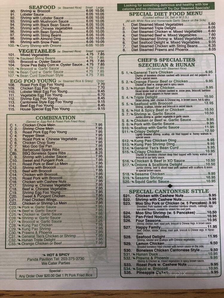 Menu of Capodicci's Pizzeria and Grill in Stratford, CT 06615