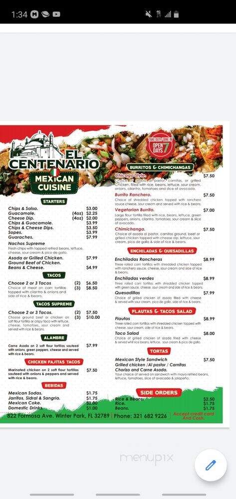 Taco Rio Mexican Kitchen - Winter Park, FL