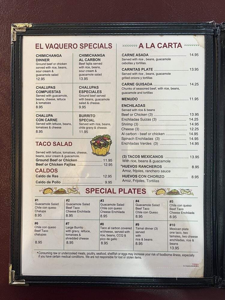 El Vaquero Restaurant - Houston, TX