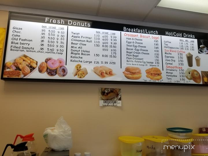 Menu of Douglas Donuts in Douglasville, GA 30135