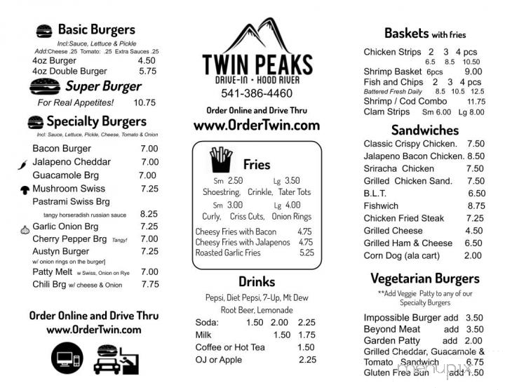 TWIN PEAKS, Huntsville - Menu, Prices & Restaurant Reviews