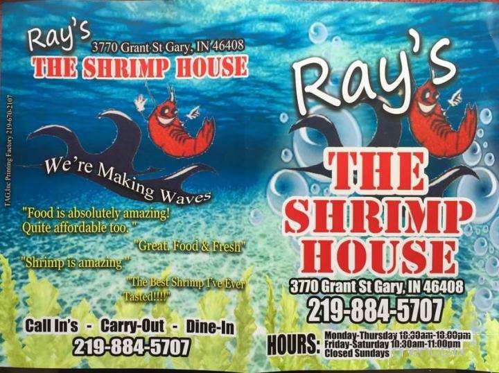 Menu of Ray's Shrimp House in Gary, IN 46408