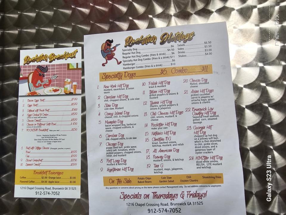 Rockstar Hot Dog Restaurant - Brunswick, GA